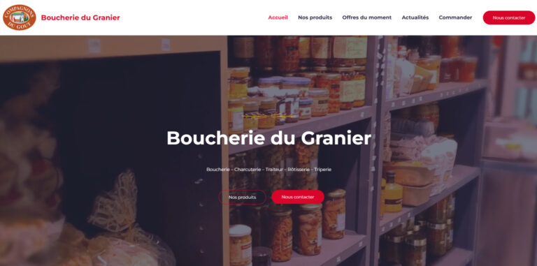 realisation accueil boucherie du granier vinselweb